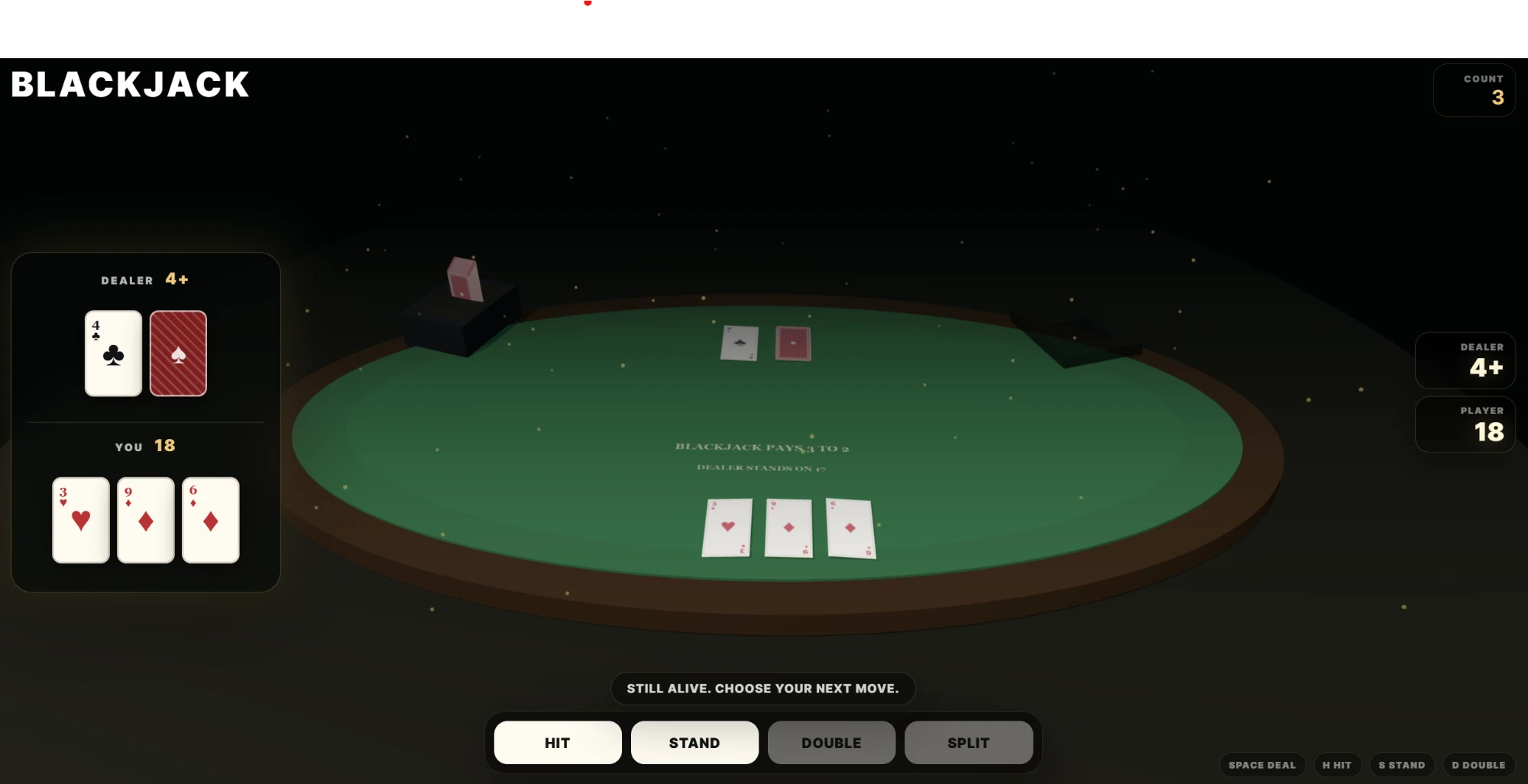 Blackjack 3D